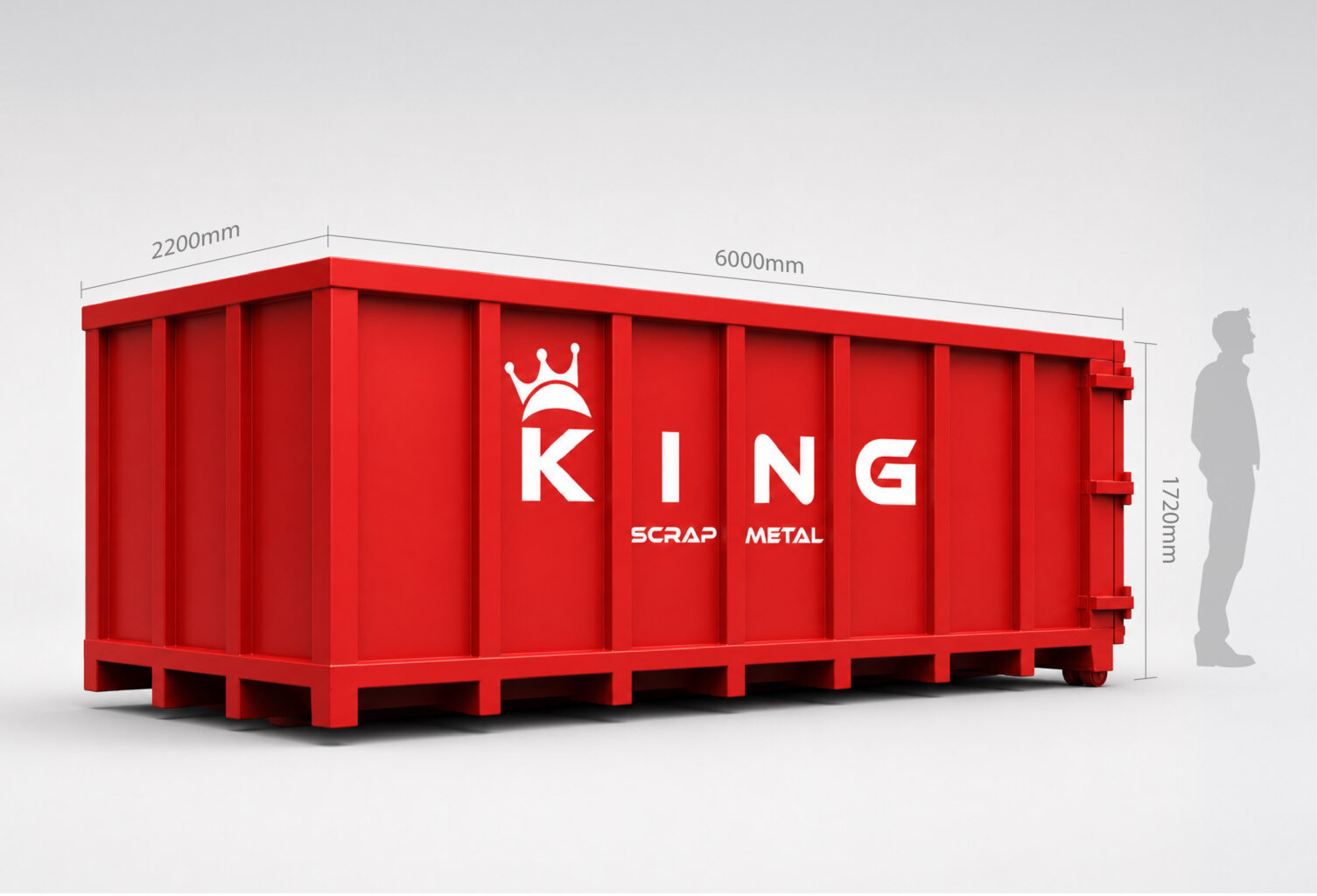 Low Hook Lift Bin (20m³)